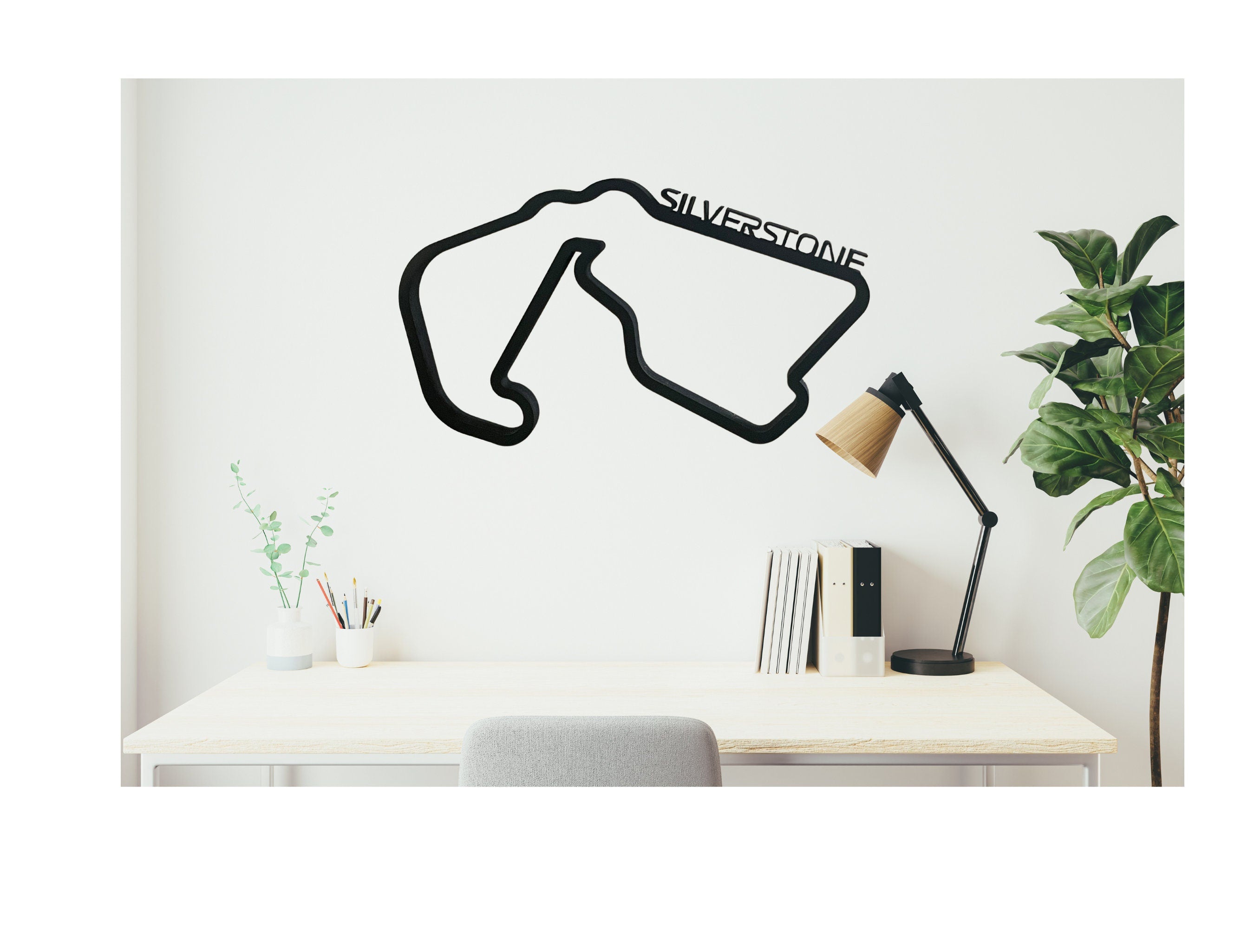 XL F1 Circuits Wall Art – The Wooden Elephant