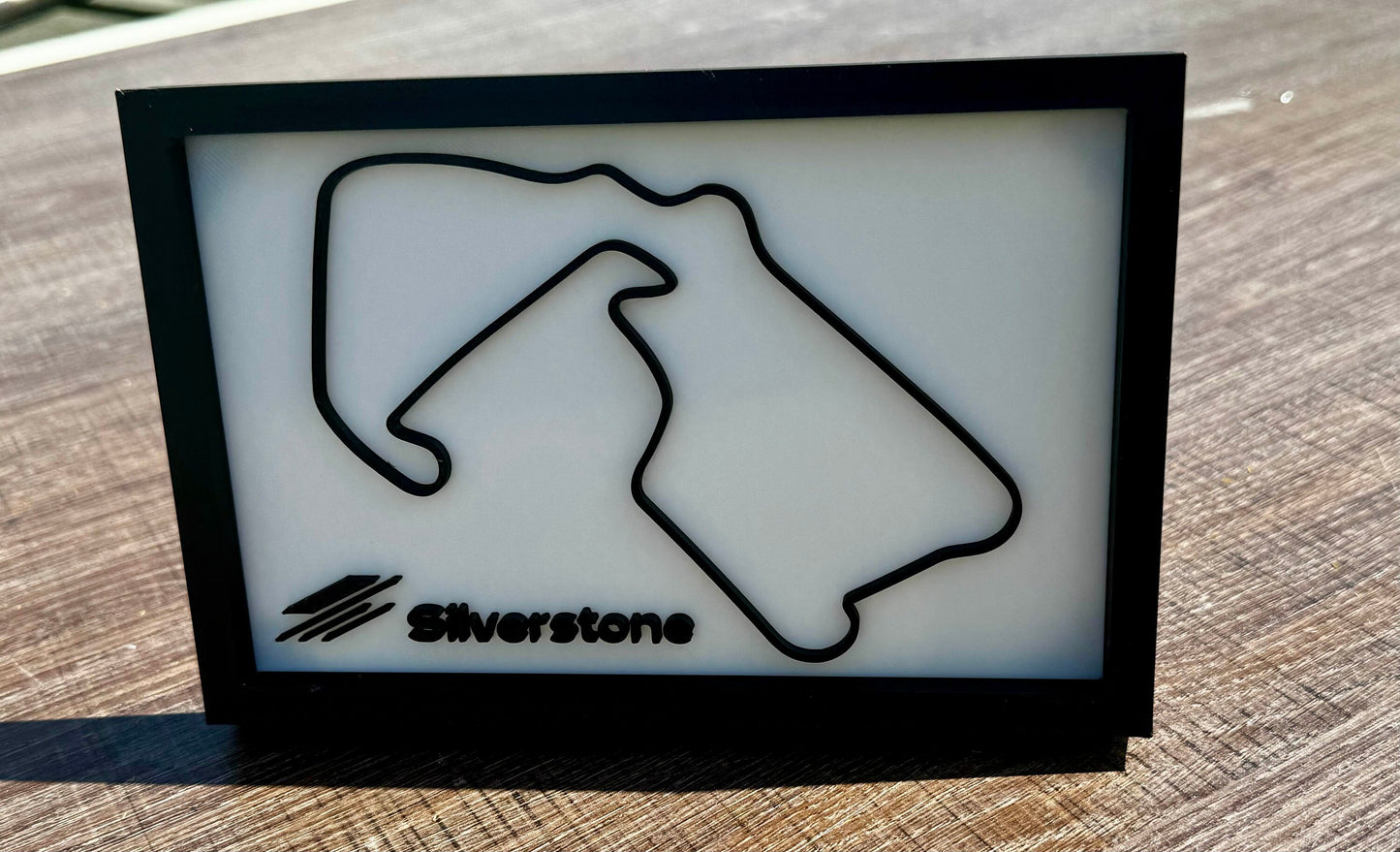 F1 Silverstone Free Standing Wall Art - Add Speed and Style to Your Home Décor