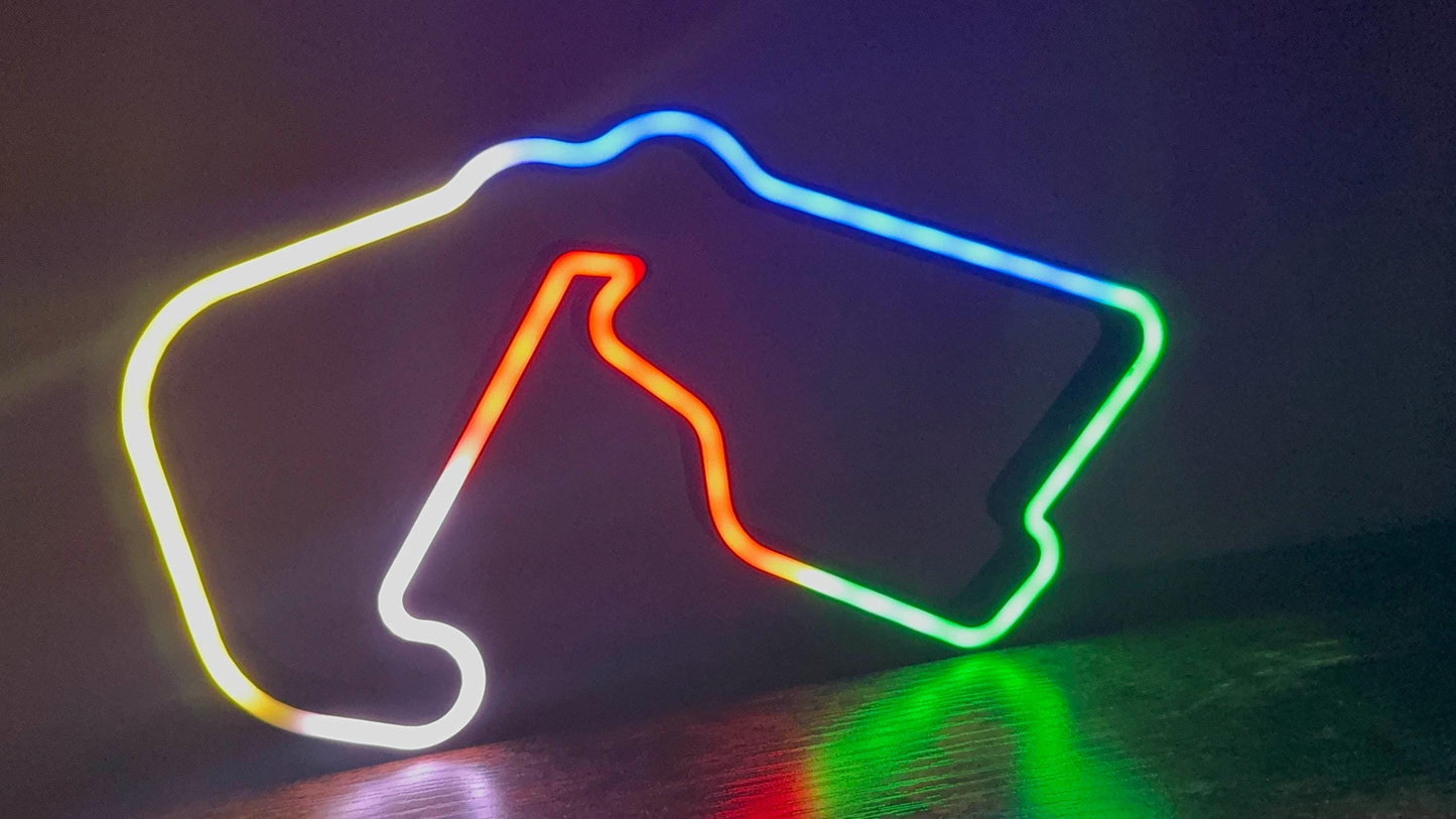 F1 Silverstone Light Track - Full RGB - 3D Printed