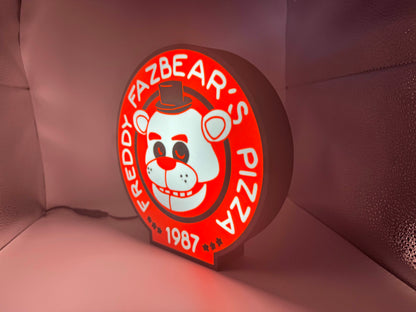 3D Printed Freddy Fazbear's Pizza Lightbox