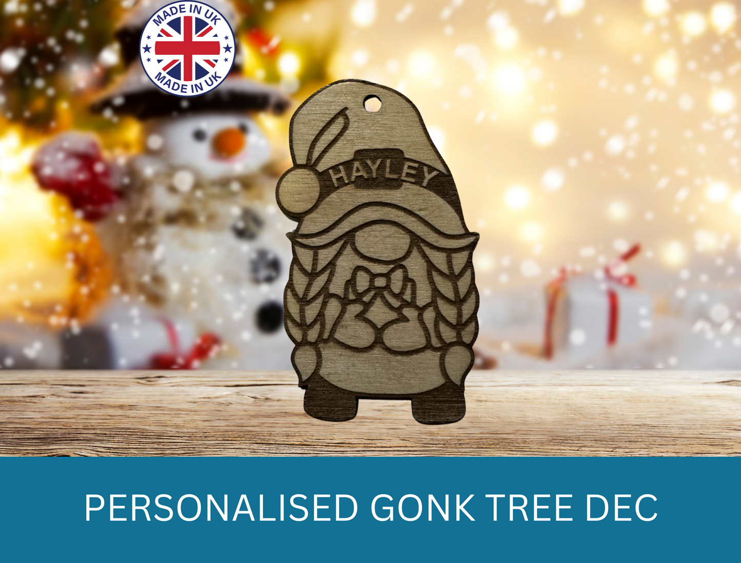 Personalised Gonk Tree Decor